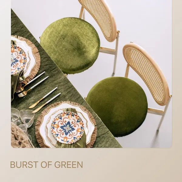 BURST OF GREEN package — for 2 guests