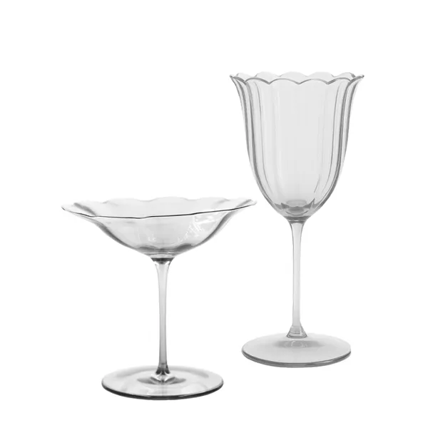 Clear MUSSET glass, set of 2 with cocktail glass