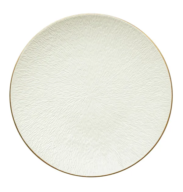White BRUKS dining plate