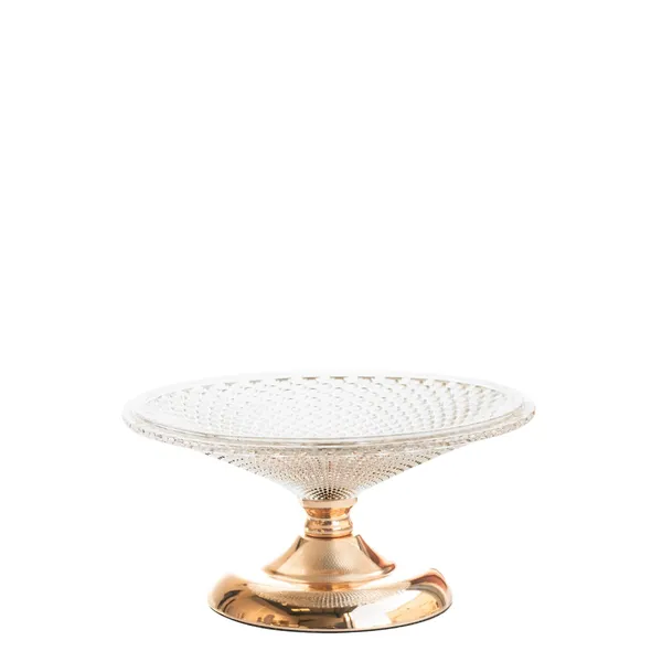 LEMAN crystal wide low bowl