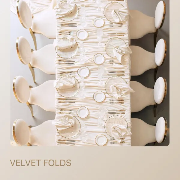 VELVET FOLDS package — for 8 guests