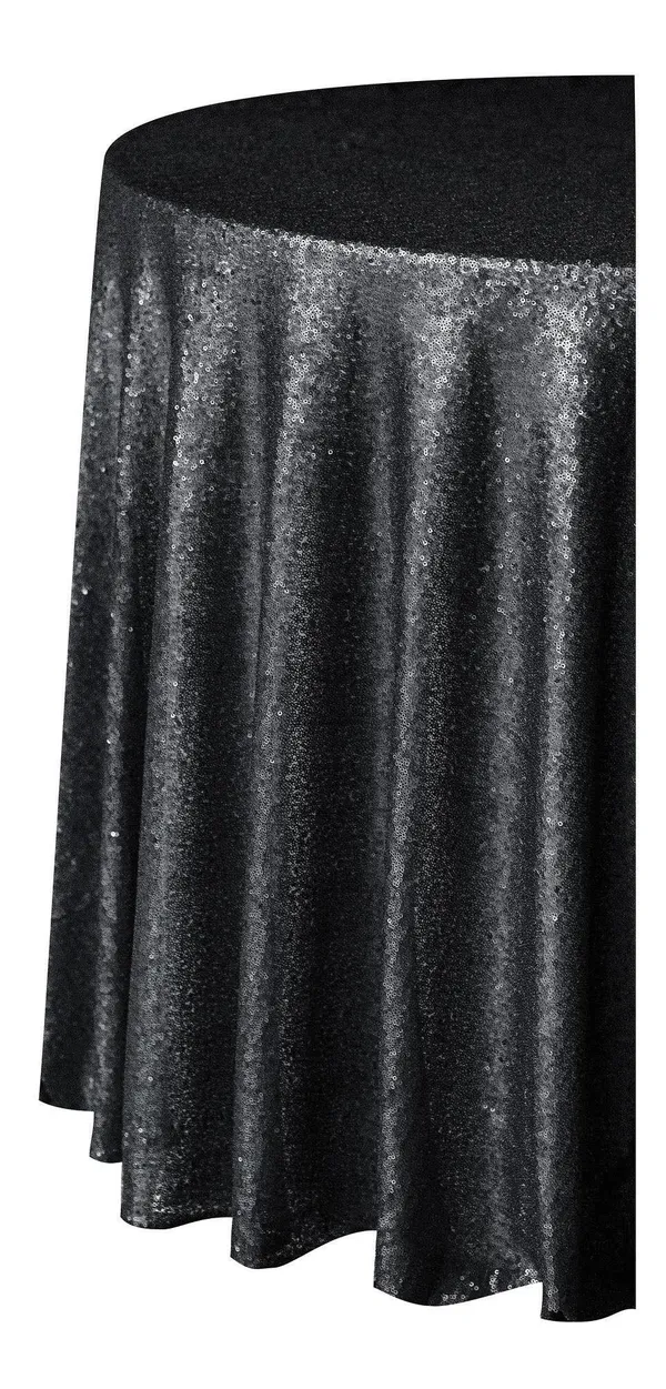 SEQUIN round layout HARMONY in black #835