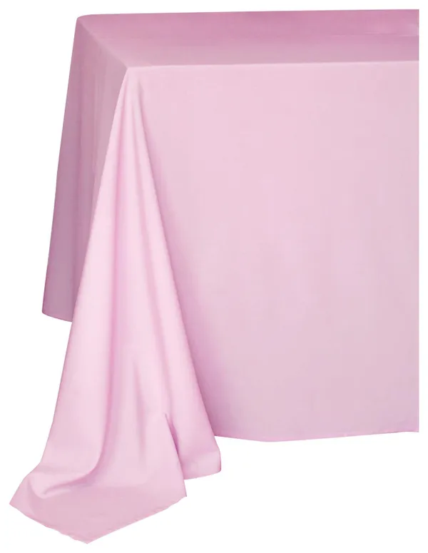Rectangular tablecloth RONDO in quartz pink #546