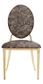 Gold DUPONT velvet chair, leopard print #343