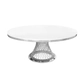 Silver HEROLD table with white top