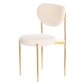 Gold TEMPO chair with TEDDY back and seat